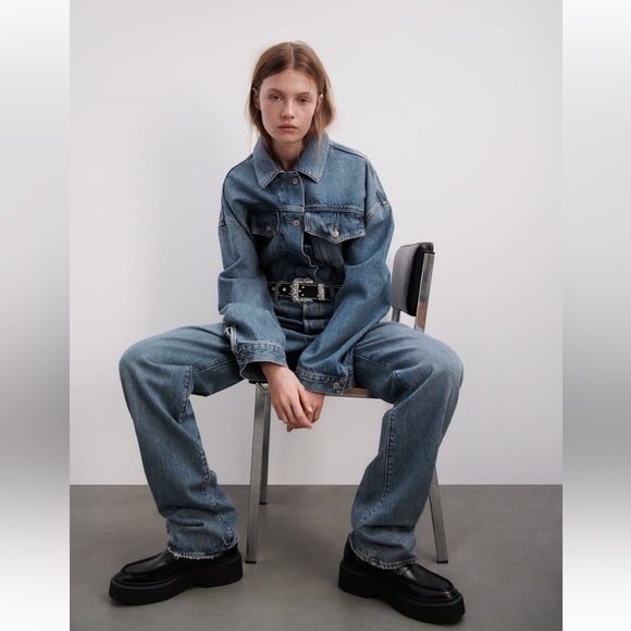 Zara rhinestone leather belt limited edition - Picture 6 of 7